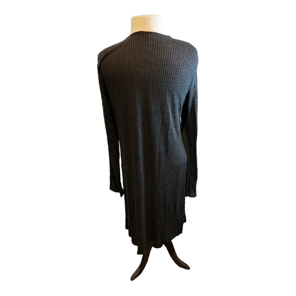 | ambiance | Grey Long Lightweight Cardigan Sweater LG - Picture 3 of 4